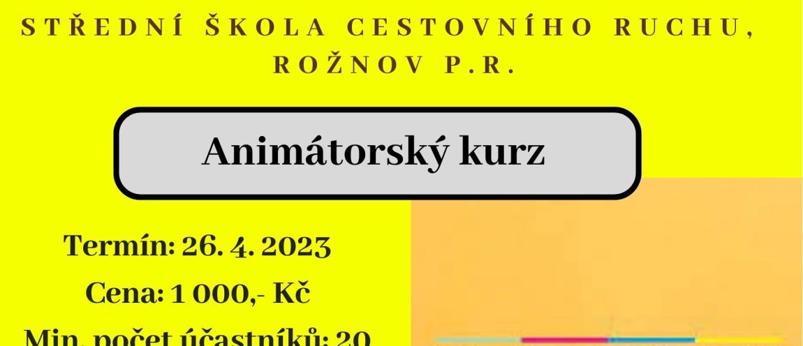 Animátorský kurz ve škole