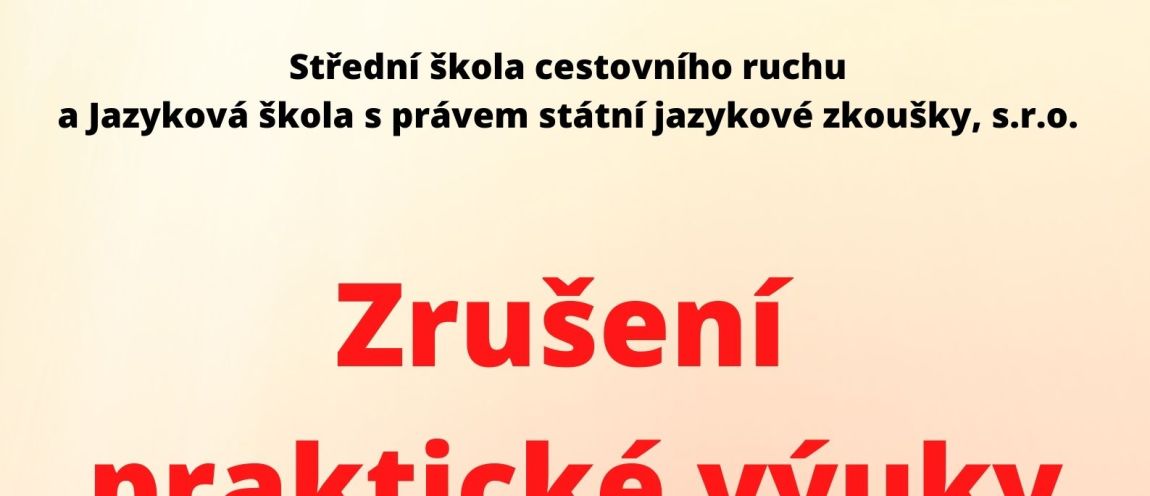 Zrušení praktické výuky