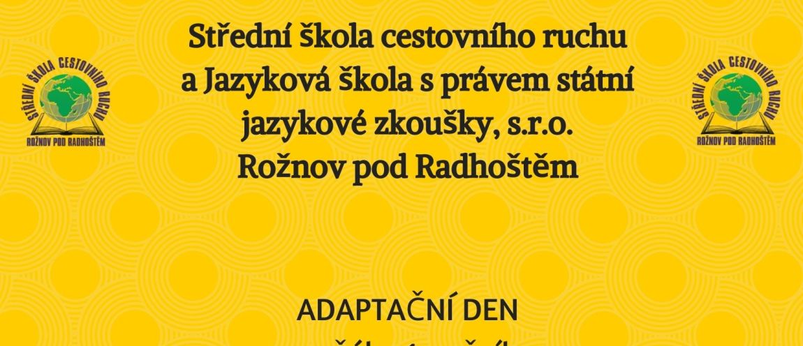 Adaptační den pro 1. ročník