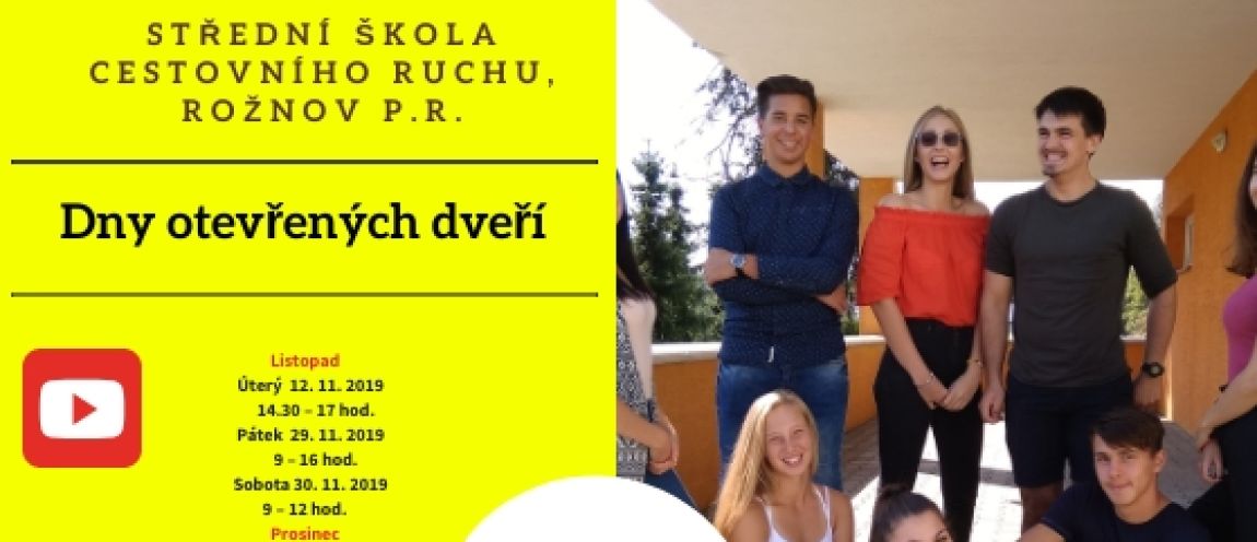 Termíny dnů otevřených dveří v tomto šk. roce