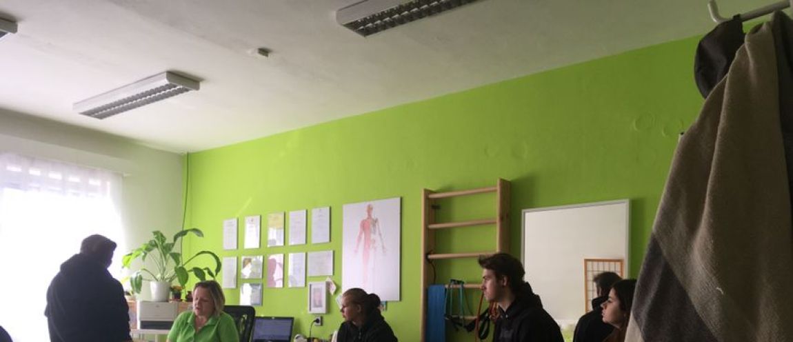 Exkurze našich žáků na pracovišti fyzioterapie