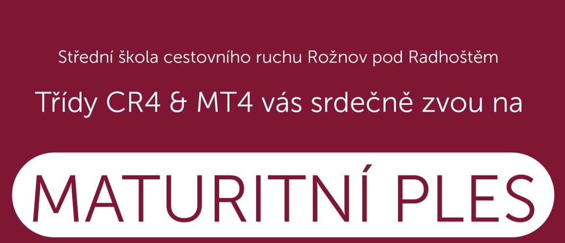 Společenský a maturitní ples 2019