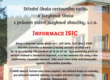 Obrázek k aktualitě Důležité informace ohledně ISIC