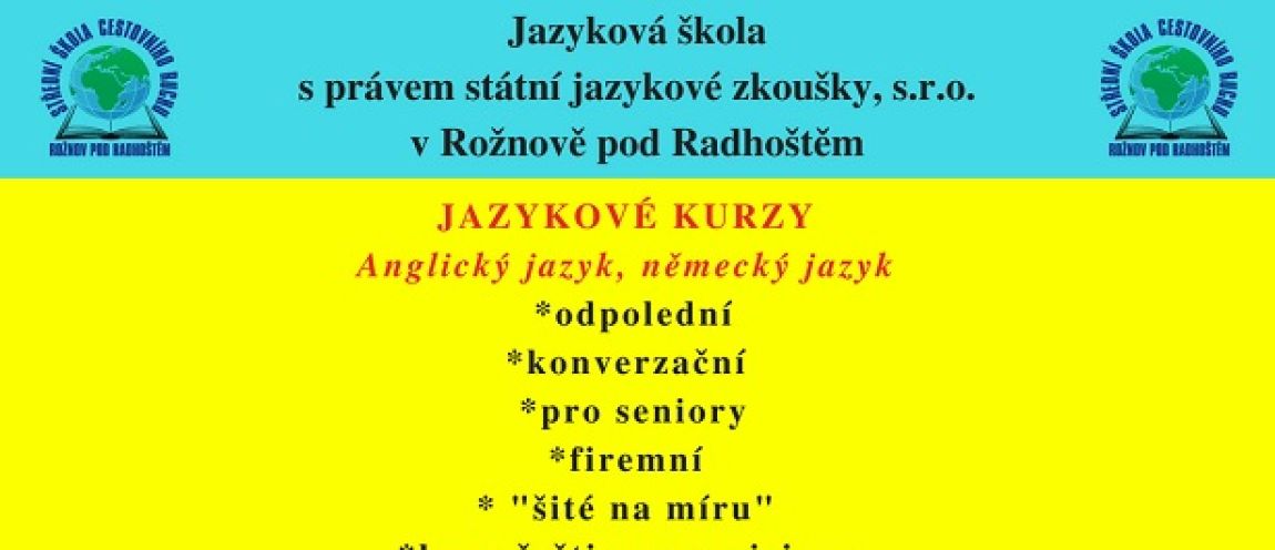 Nabídka jazykových kurzů