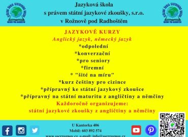 Obrázek k aktualitě Nabídka jazykových kurzů