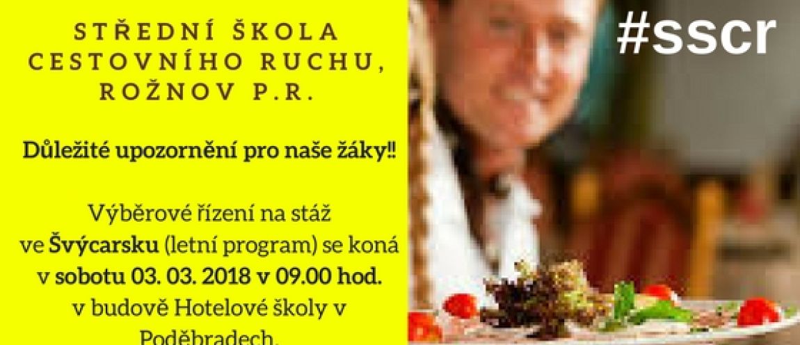 Seznam žáků na stáže 2017-2018